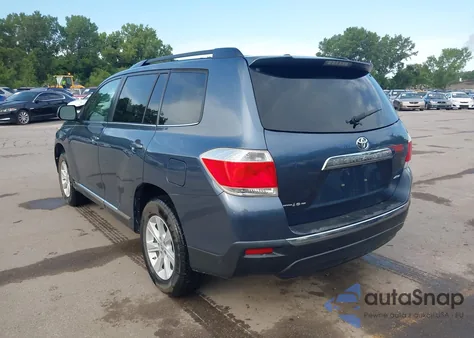 2012 Toyota Highlander Se V6 z USA, uszkodzony, nr VIN 5TDBK3EH7CS173633